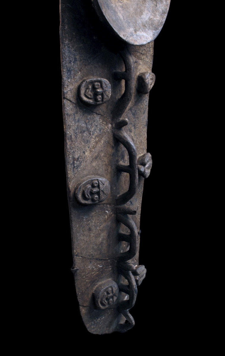 Figure De Culte Minja, Papouasie Nouvelle Guinée, Art Océanien, Art Premier, Art Tribal, 193 cm-photo-4