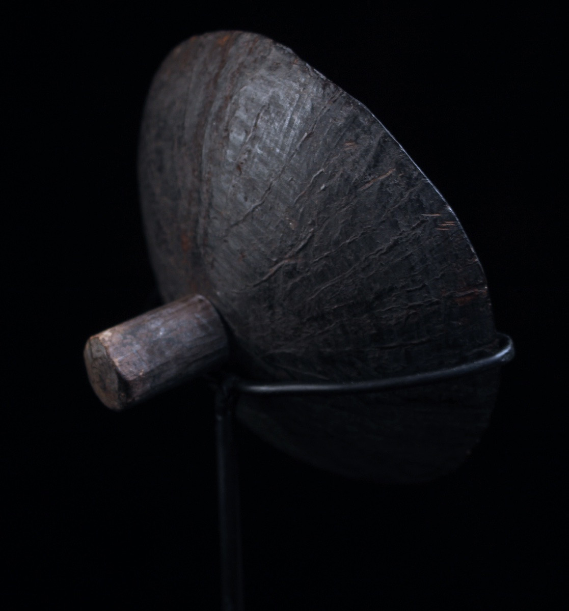 Toupie Rituelle, Papouasie Nouvelle Guinée, Art Océanien, Art Tribal, Océanie, 10,5cm-photo-4