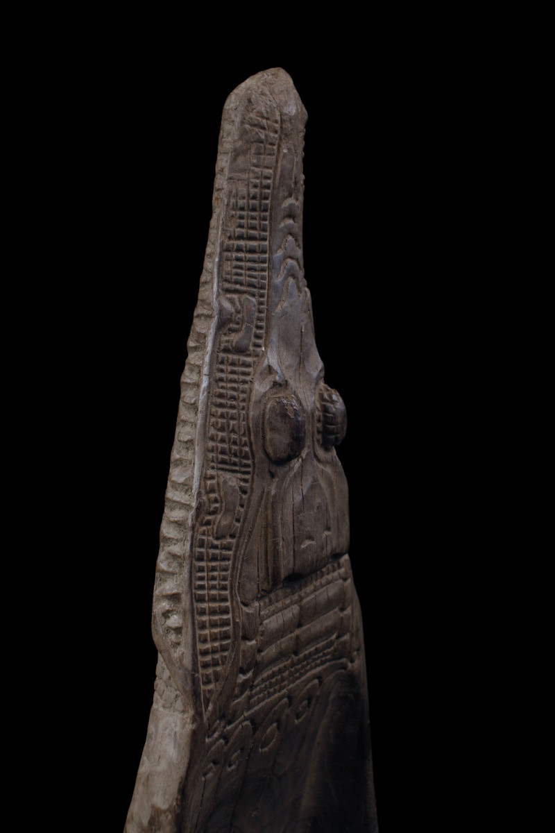 Proue De Pirogue, Papouasie Nouvelle Guinée, Océanie, Art Premier, Art Océanien, 51 cm-photo-2