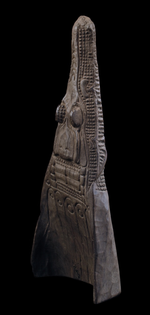 Proue De Pirogue, Papouasie Nouvelle Guinée, Océanie, Art Premier, Art Océanien, 51 cm