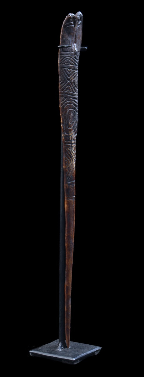 Dague En Os De Casoar, Papouasie Nouvelle Guinée, Océanie, Art Premier, Art Océanien, 33 cm-photo-3