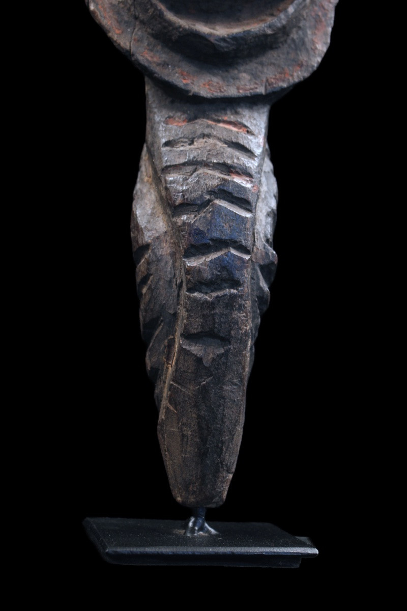 Figure de culte Yena, Papouasie Nouvelle Guinée, Art Océanien, Art Premier, Art Tribal, 33 cm-photo-3