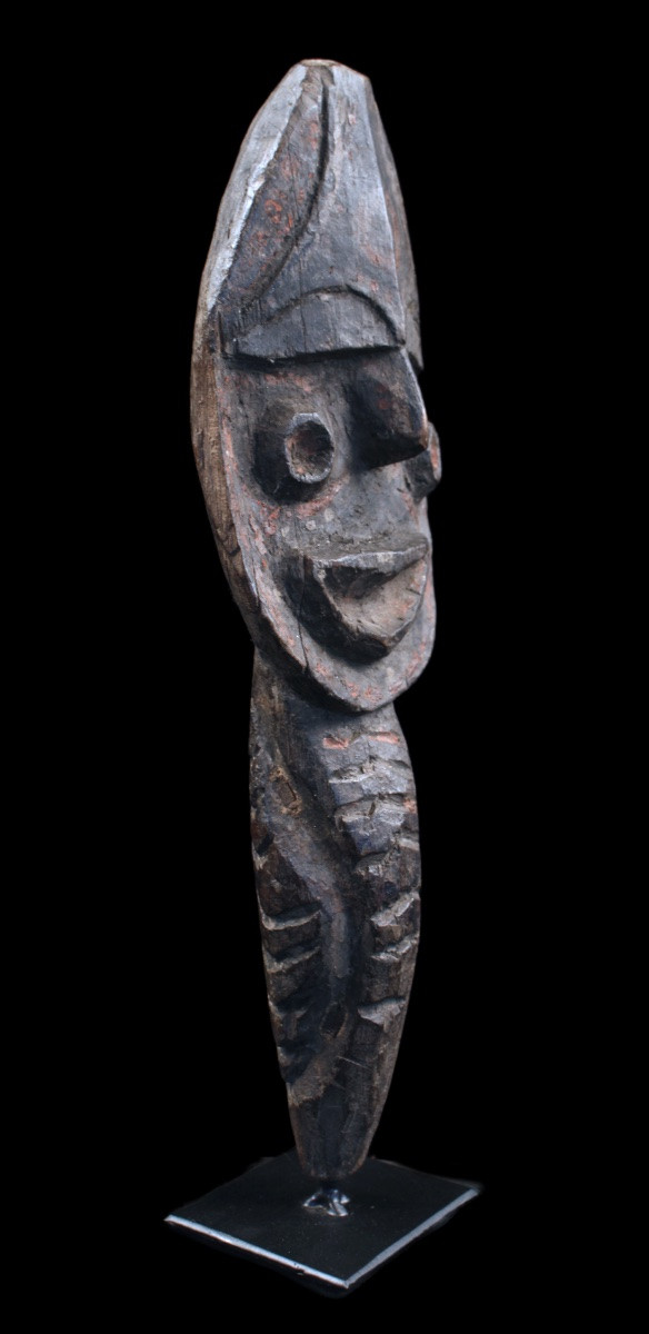 Figure de culte Yena, Papouasie Nouvelle Guinée, Art Océanien, Art Premier, Art Tribal, 33 cm-photo-4