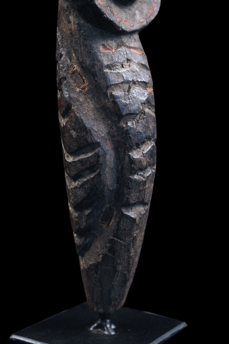 Figure de culte Yena, Papouasie Nouvelle Guinée, Art Océanien, Art Premier, Art Tribal, 33 cm-photo-2