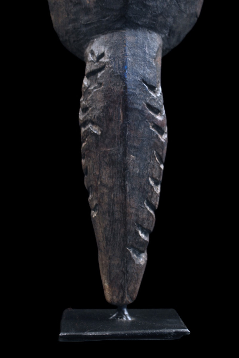 Figure de culte Yena, Papouasie Nouvelle Guinée, Art Océanien, Art Premier, Art Tribal, 33 cm-photo-5