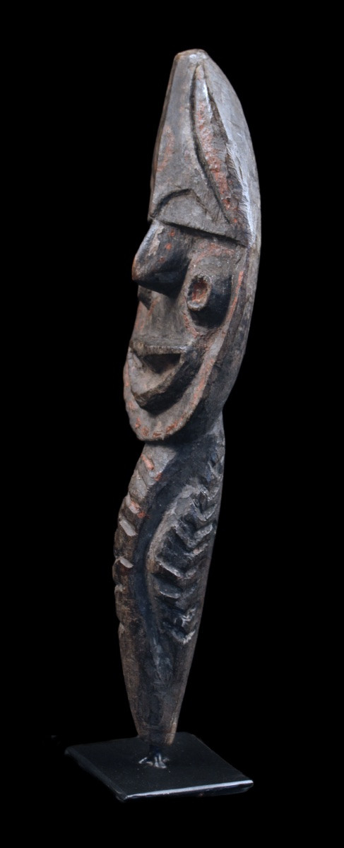 Figure de culte Yena, Papouasie Nouvelle Guinée, Art Océanien, Art Premier, Art Tribal, 33 cm-photo-6