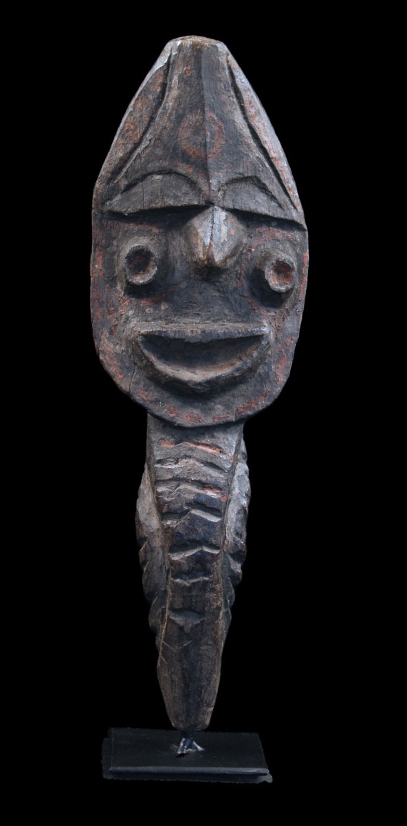 Figure de culte Yena, Papouasie Nouvelle Guinée, Art Océanien, Art Premier, Art Tribal, 33 cm
