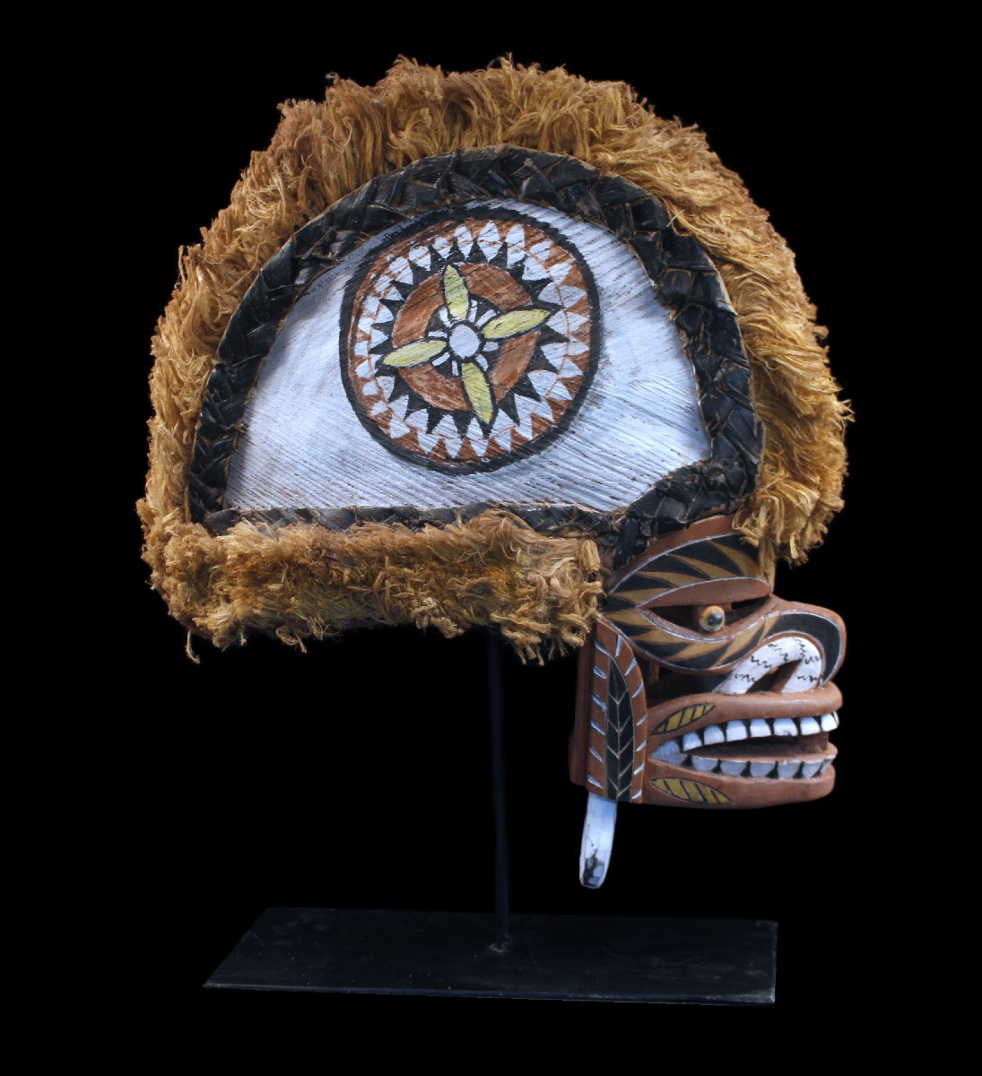 Tatanua Mask, Malagan Mask, Tabar Islands, Oceanian Art, Tribal Art, 51 X 20 X 45 Cm -photo-3