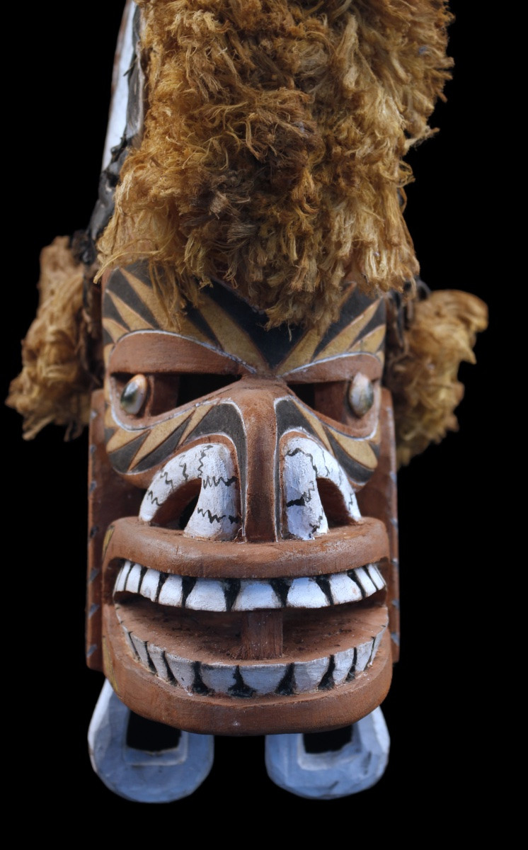 Tatanua Mask, Malagan Mask, Tabar Islands, Oceanian Art, Tribal Art, 51 X 20 X 45 Cm -photo-3