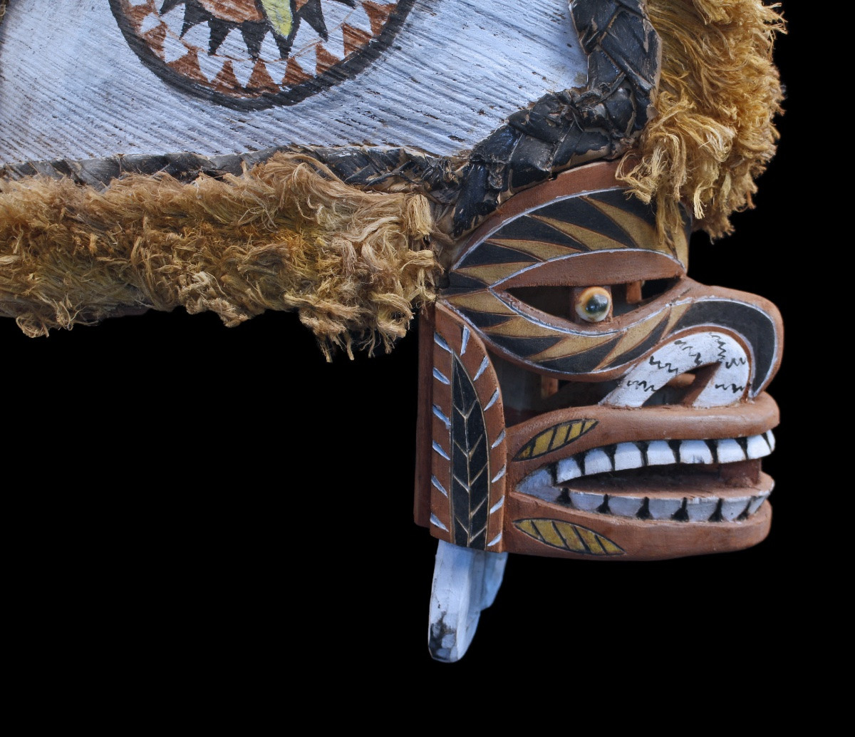 Tatanua Mask, Malagan Mask, Tabar Islands, Oceanian Art, Tribal Art, 51 X 20 X 45 Cm -photo-5