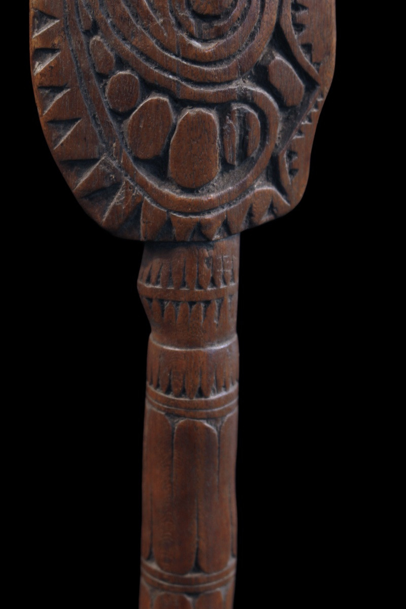 Paddle Fragment, Sepik River, Primitive Art, Oceanic Art, Tribal Art, Oceania, 43 Cm-photo-2