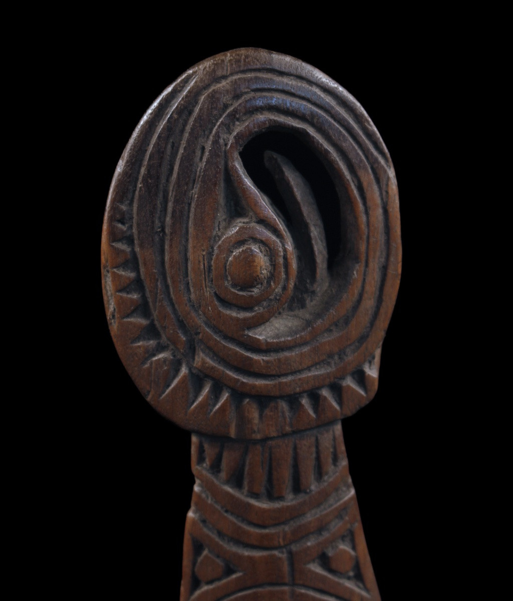 Paddle Fragment, Sepik River, Primitive Art, Oceanic Art, Tribal Art, Oceania, 43 Cm-photo-5