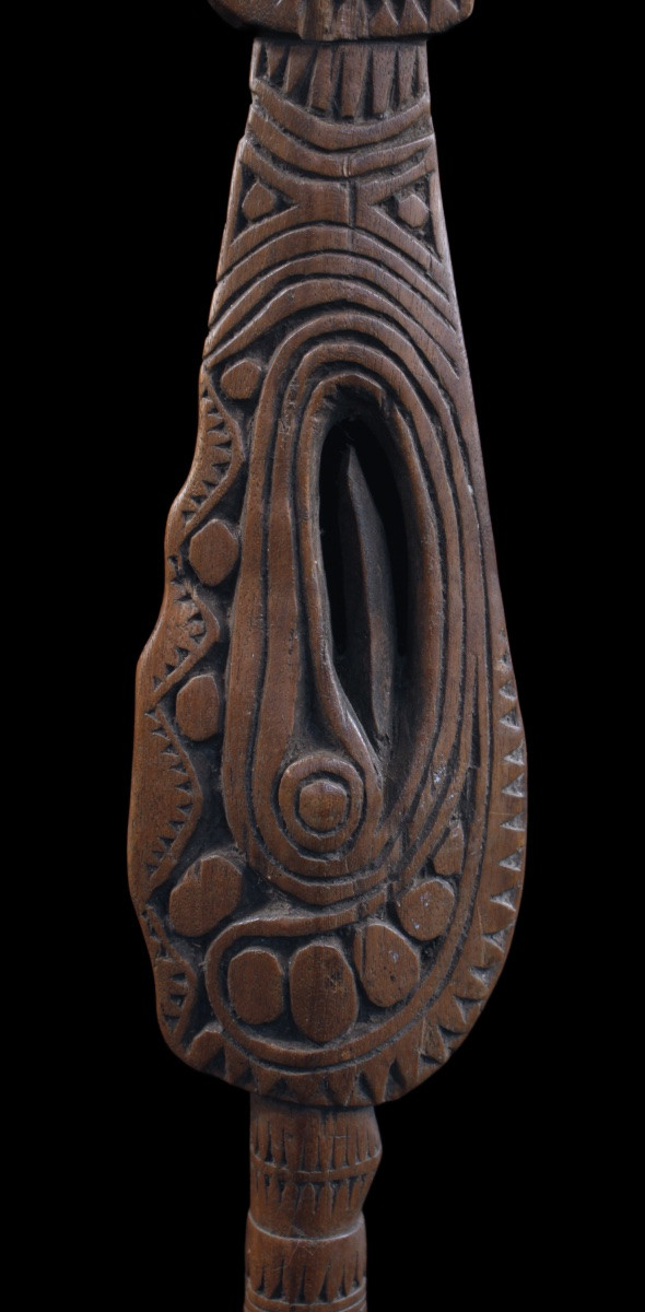 Paddle Fragment, Sepik River, Primitive Art, Oceanic Art, Tribal Art, Oceania, 43 Cm-photo-6