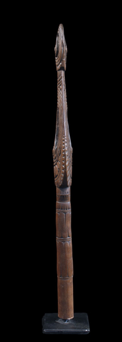 Paddle Fragment, Sepik River, Primitive Art, Oceanic Art, Tribal Art, Oceania, 43 Cm-photo-7