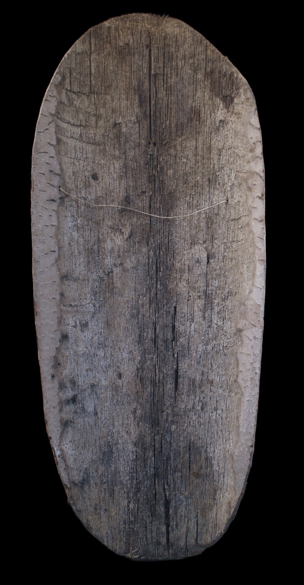 Ecorce Peinte, Blackwater, Art Premier, Art Océanien, Art Tribal, peinture sur écorce, 90cm-photo-4