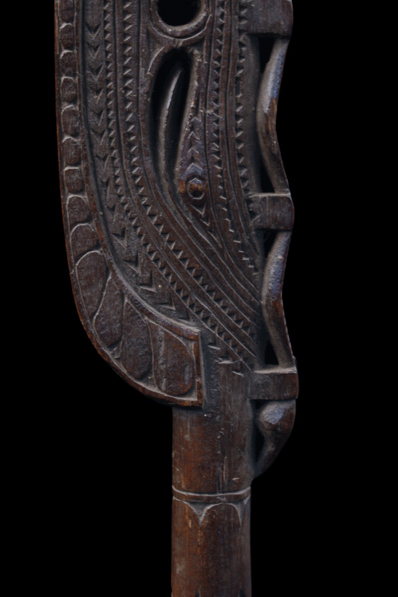 Paddle Fragment, Sepik River, Primitive Art, Oceanic Art, Tribal Art, Oceania, 47 Cm-photo-4