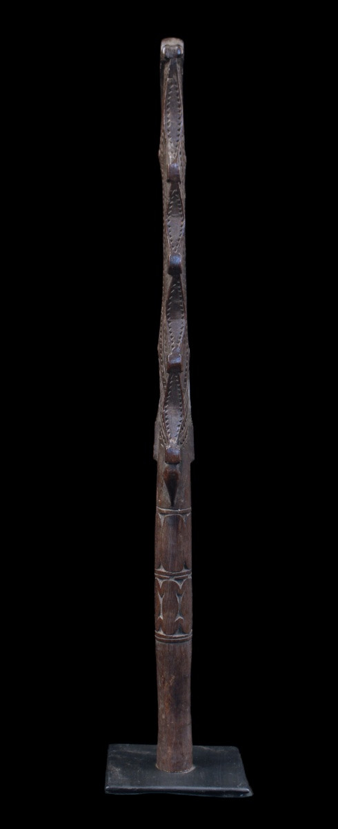 Paddle Fragment, Sepik River, Primitive Art, Oceanic Art, Tribal Art, Oceania, 47 Cm-photo-2