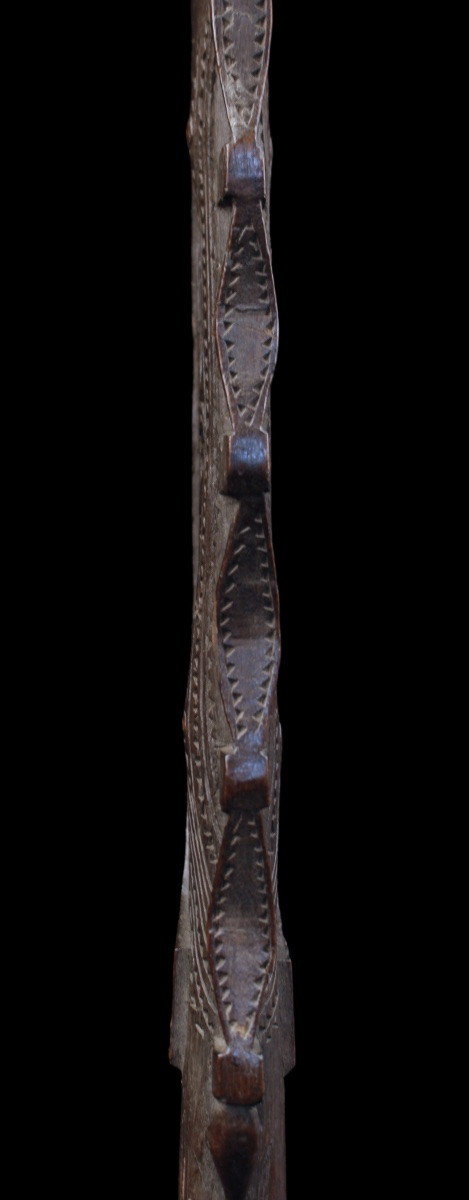 Paddle Fragment, Sepik River, Primitive Art, Oceanic Art, Tribal Art, Oceania, 47 Cm-photo-4