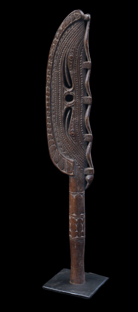 Paddle Fragment, Sepik River, Primitive Art, Oceanic Art, Tribal Art, Oceania, 47 Cm-photo-5