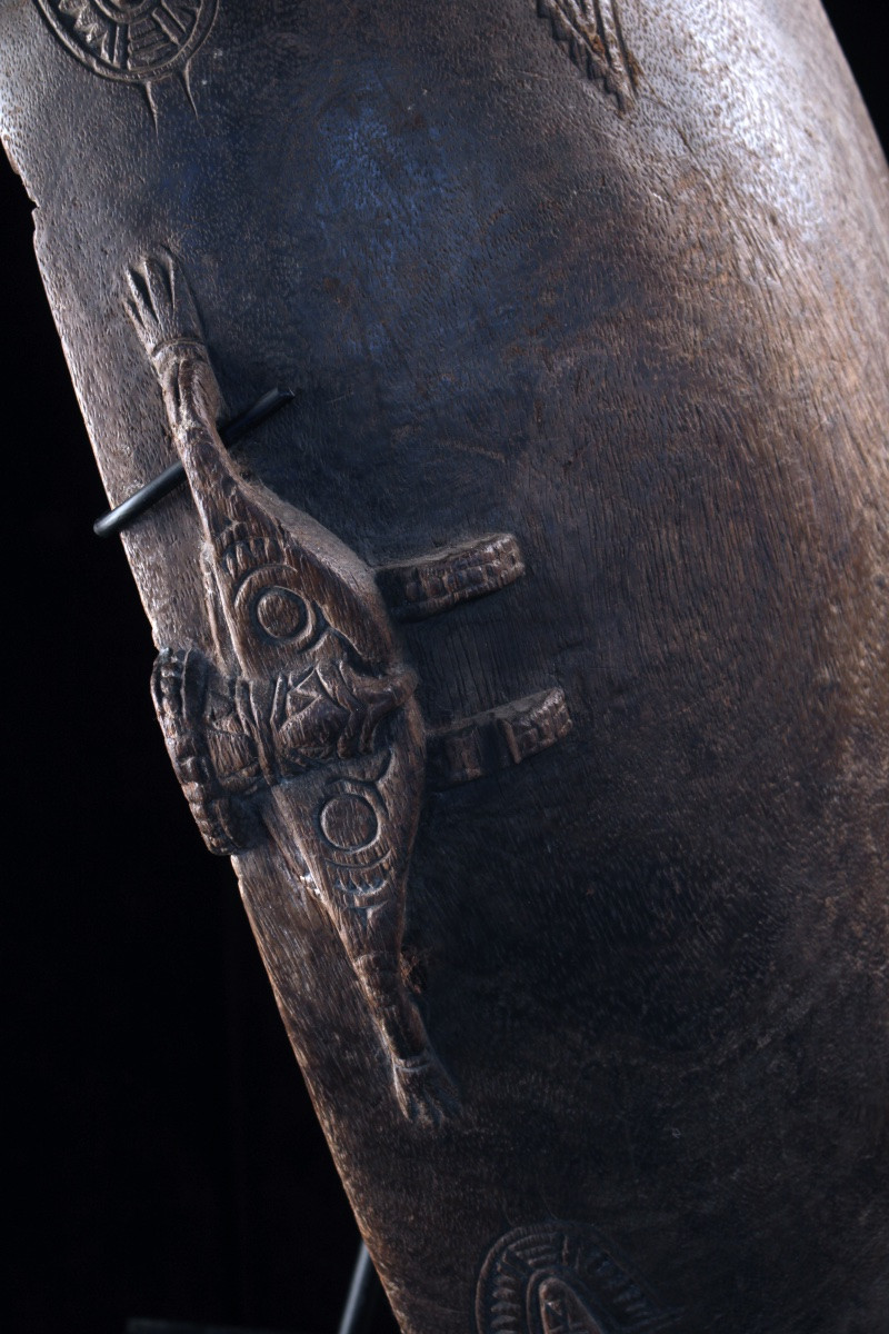 Siassi Bowl, Oceanic Art, Tribal Art, Papua New Guinea, Pacific Art, 101 Cm-photo-7