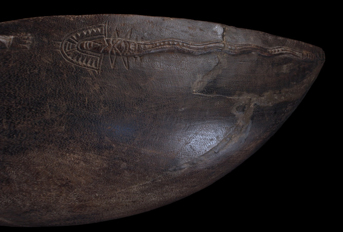 Siassi Bowl, Oceanic Art, Tribal Art, Papua New Guinea, Pacific Art, 101 Cm-photo-8