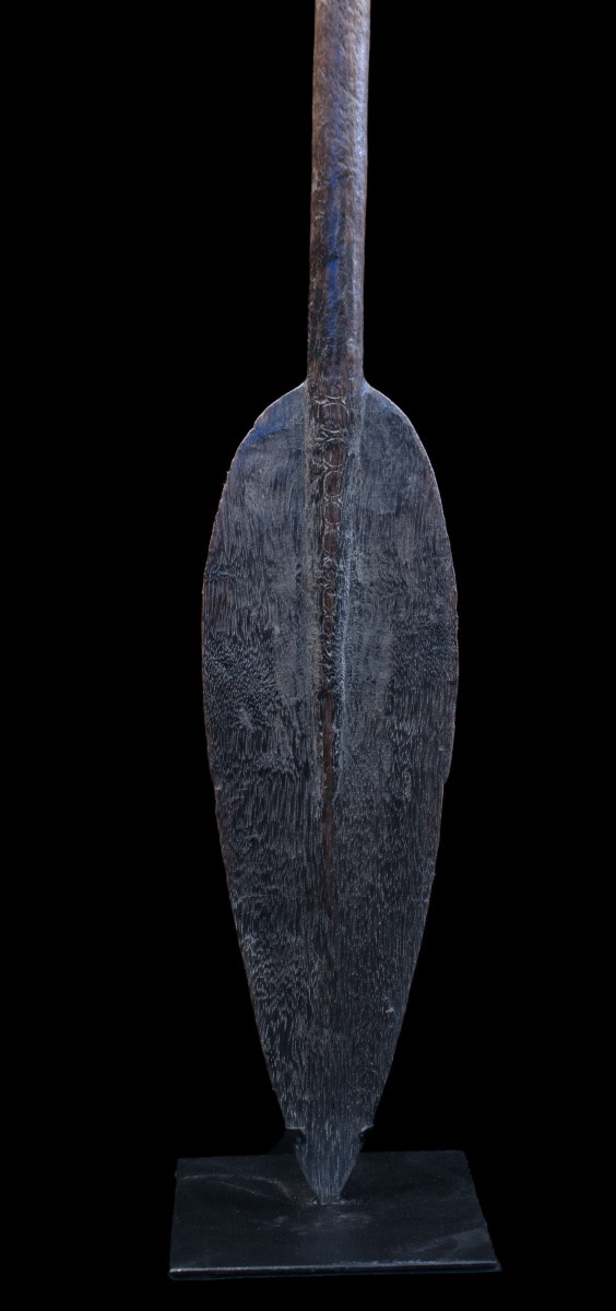 Paddle From The Sepik River, Papua New Guinea, Oceanic Art, Tribal Art, Oceania, 160 Cm-photo-3