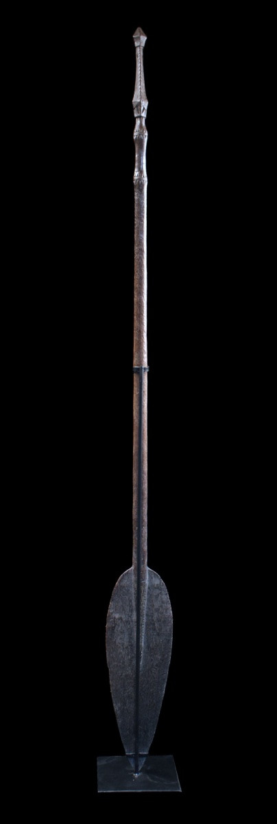 Paddle From The Sepik River, Papua New Guinea, Oceanic Art, Tribal Art, Oceania, 160 Cm-photo-4