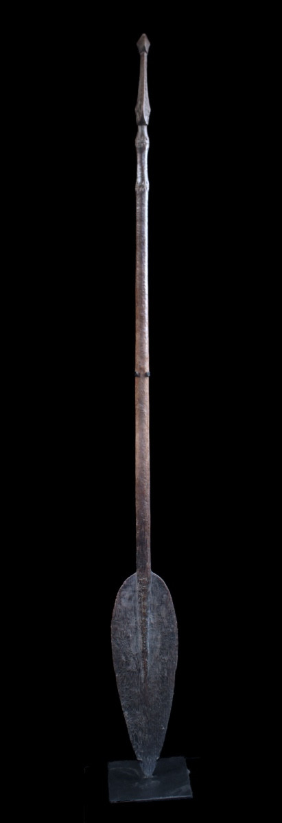 Paddle From The Sepik River, Papua New Guinea, Oceanic Art, Tribal Art, Oceania, 160 Cm