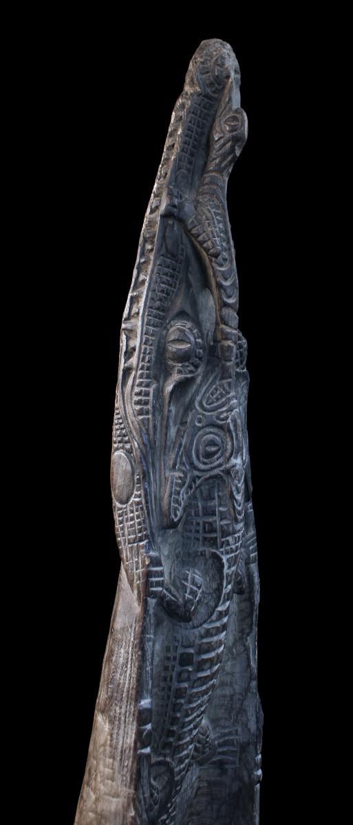 Canoe Prow, Papua New Guinea, Oceania, Primitive Art, Oceanic Art, 147 Cm-photo-4