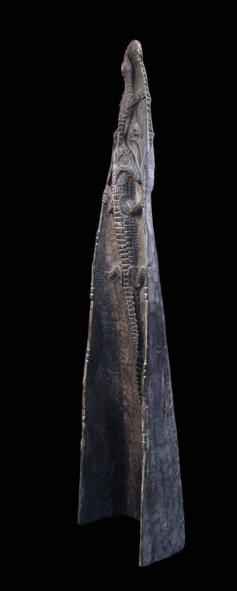 Canoe Prow, Papua New Guinea, Oceania, Primitive Art, Oceanic Art, 147 Cm-photo-2