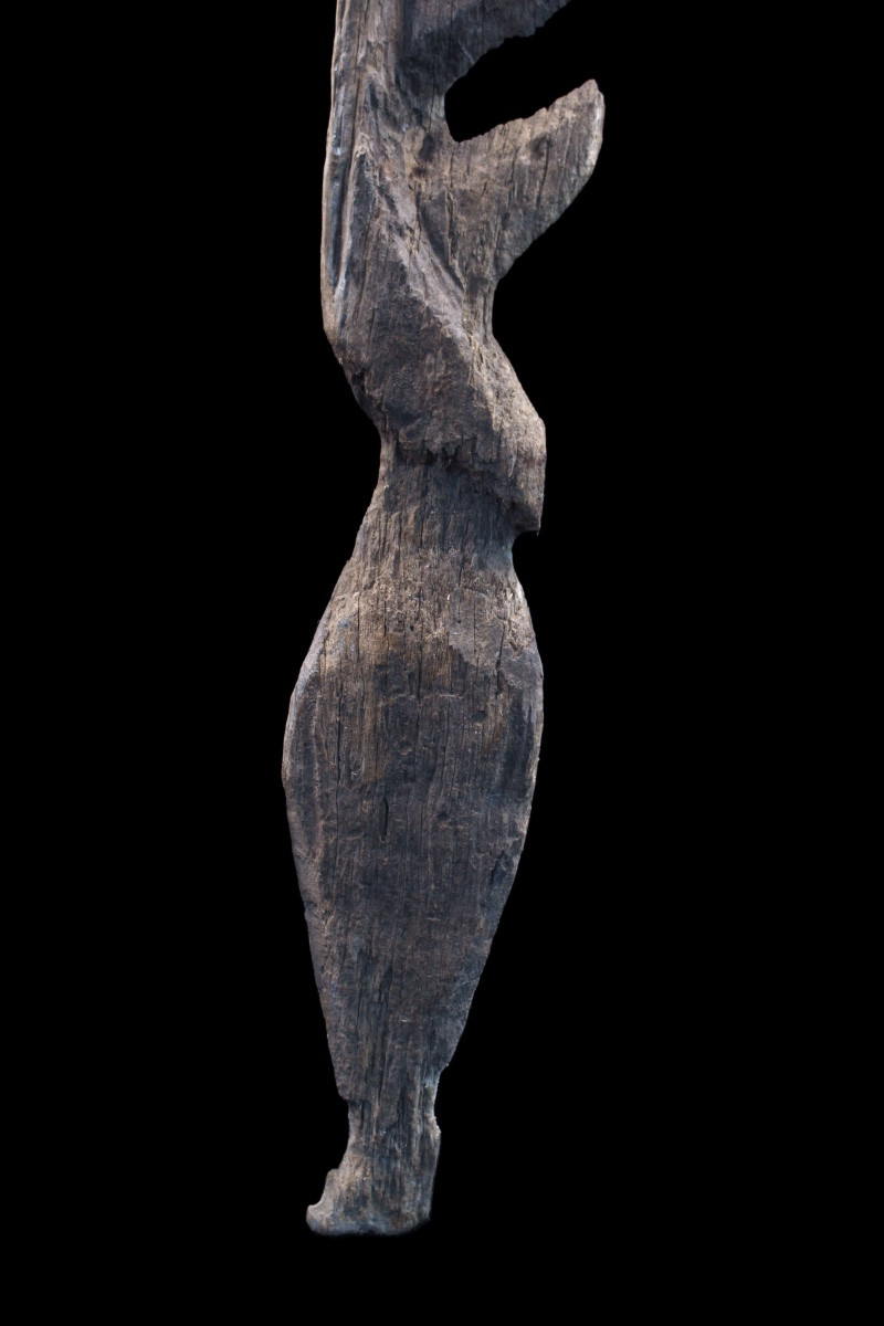 Old Yipwon, Cult Figure, Tribal Art, Oceanic Art, Wood Carving, Oceania, 154 Cm-photo-2