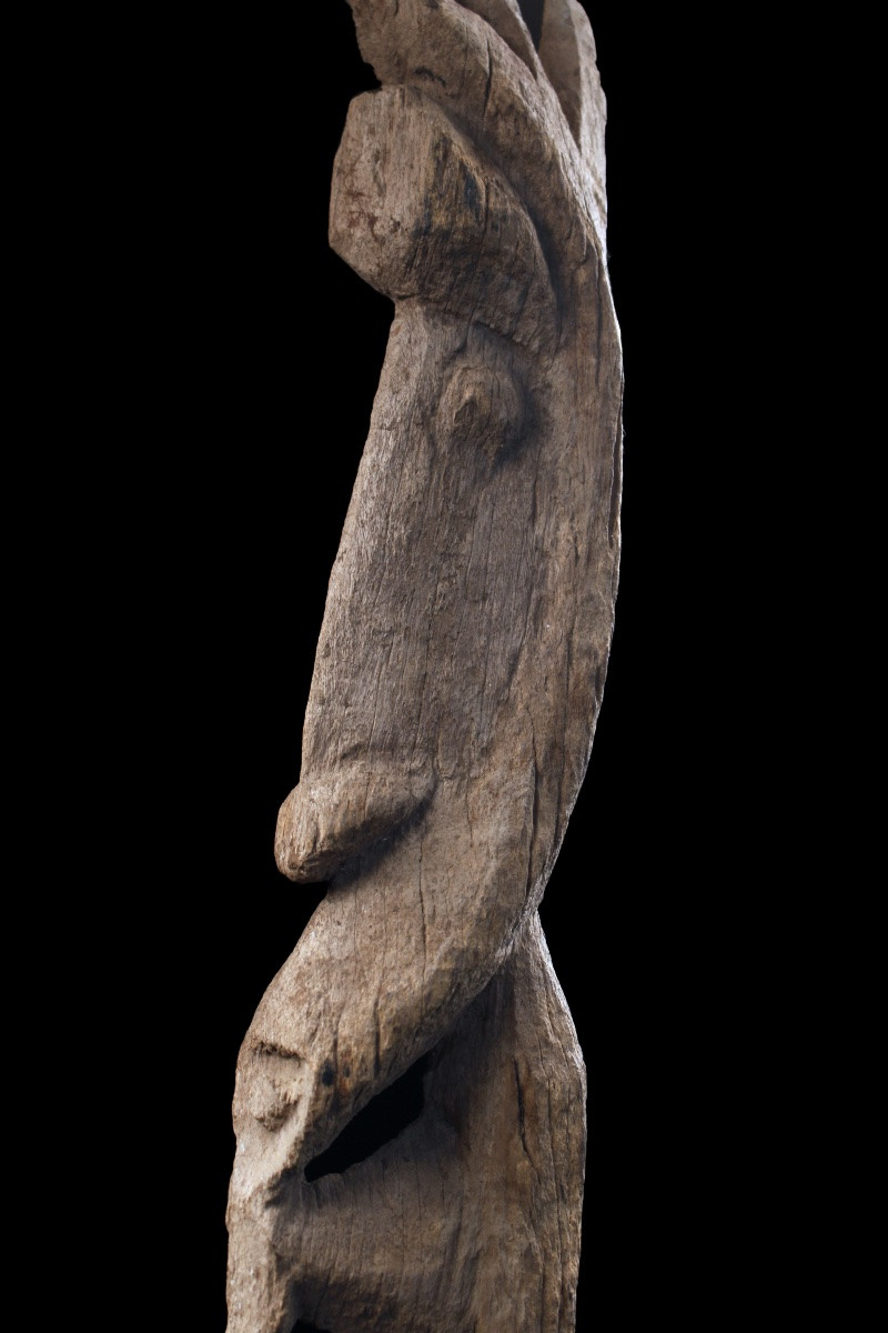 Old Yipwon, Cult Figure, Tribal Art, Oceanic Art, Wood Carving, Oceania, 154 Cm-photo-6