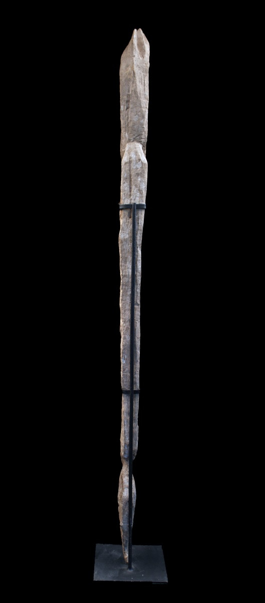 Old Yipwon, Cult Figure, Tribal Art, Oceanic Art, Wood Carving, Oceania, 154 Cm-photo-8