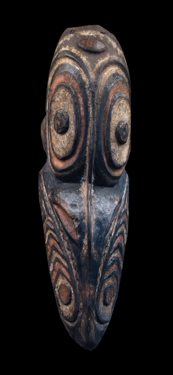 Masque d'Ancêtre, Océanie, Arts Premiers, Art Océanien, Art Tribal, Sculpture, Océanie, 60 cm-photo-2