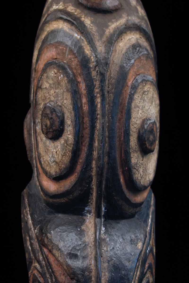 Masque d'Ancêtre, Océanie, Arts Premiers, Art Océanien, Art Tribal, Sculpture, Océanie, 60 cm-photo-3