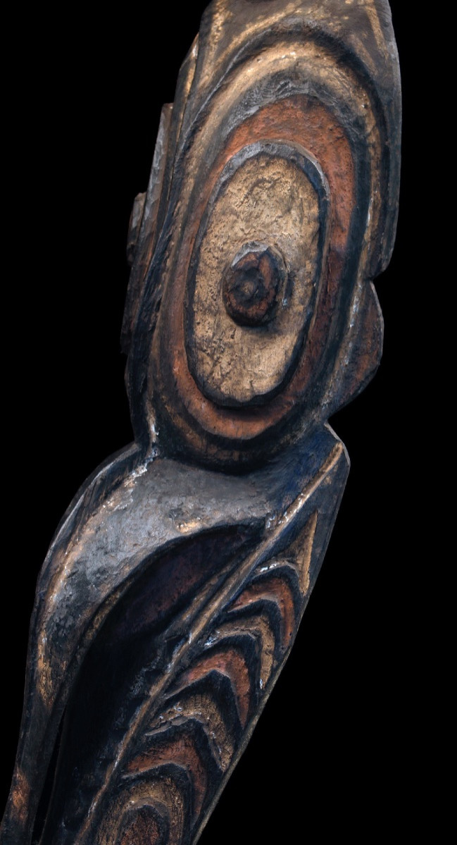 Masque d'Ancêtre, Océanie, Arts Premiers, Art Océanien, Art Tribal, Sculpture, Océanie, 60 cm-photo-5