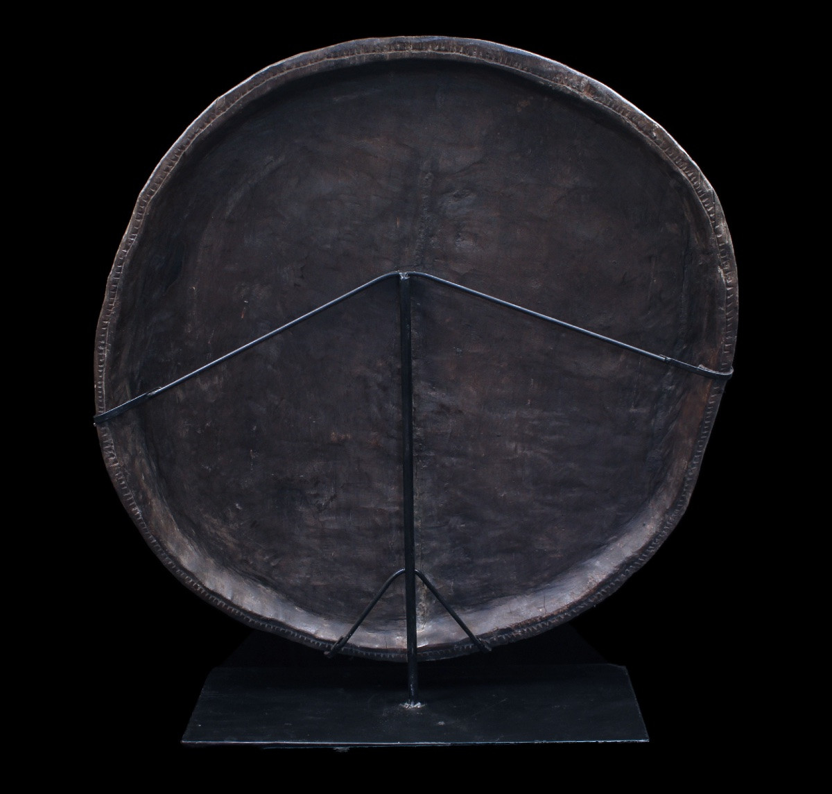 Grand plat en bois Arapesh, art tribal, art océanien, Papouasie Nouvelle Guinée, sculpture bois-photo-3