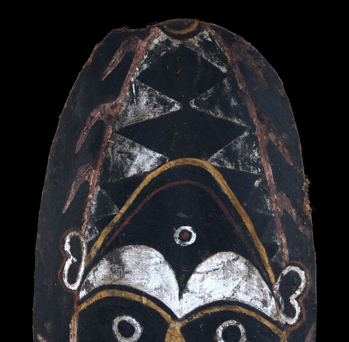 Ecorce Peinte, Art Premier, Art Océanien, Art Tribal, peinture sur écorce, 94 cm-photo-1