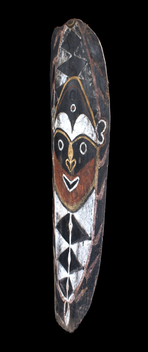 Ecorce Peinte, Art Premier, Art Océanien, Art Tribal, peinture sur écorce, 94 cm-photo-4