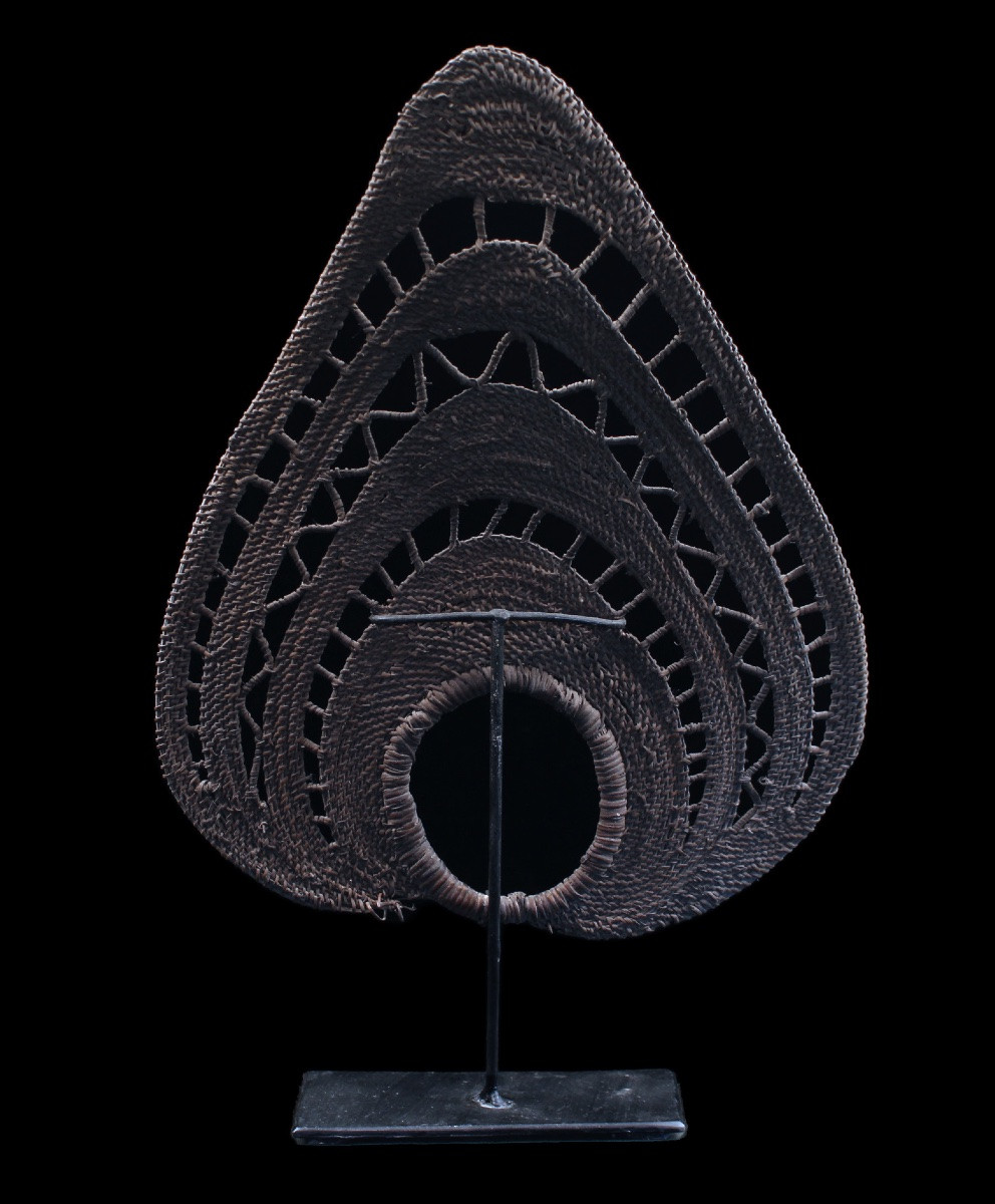 Wagnen Headdress, Tribal Art, Oceanic Art, Oceania, Papua New Guinea, 30 X 24 Cm-photo-5