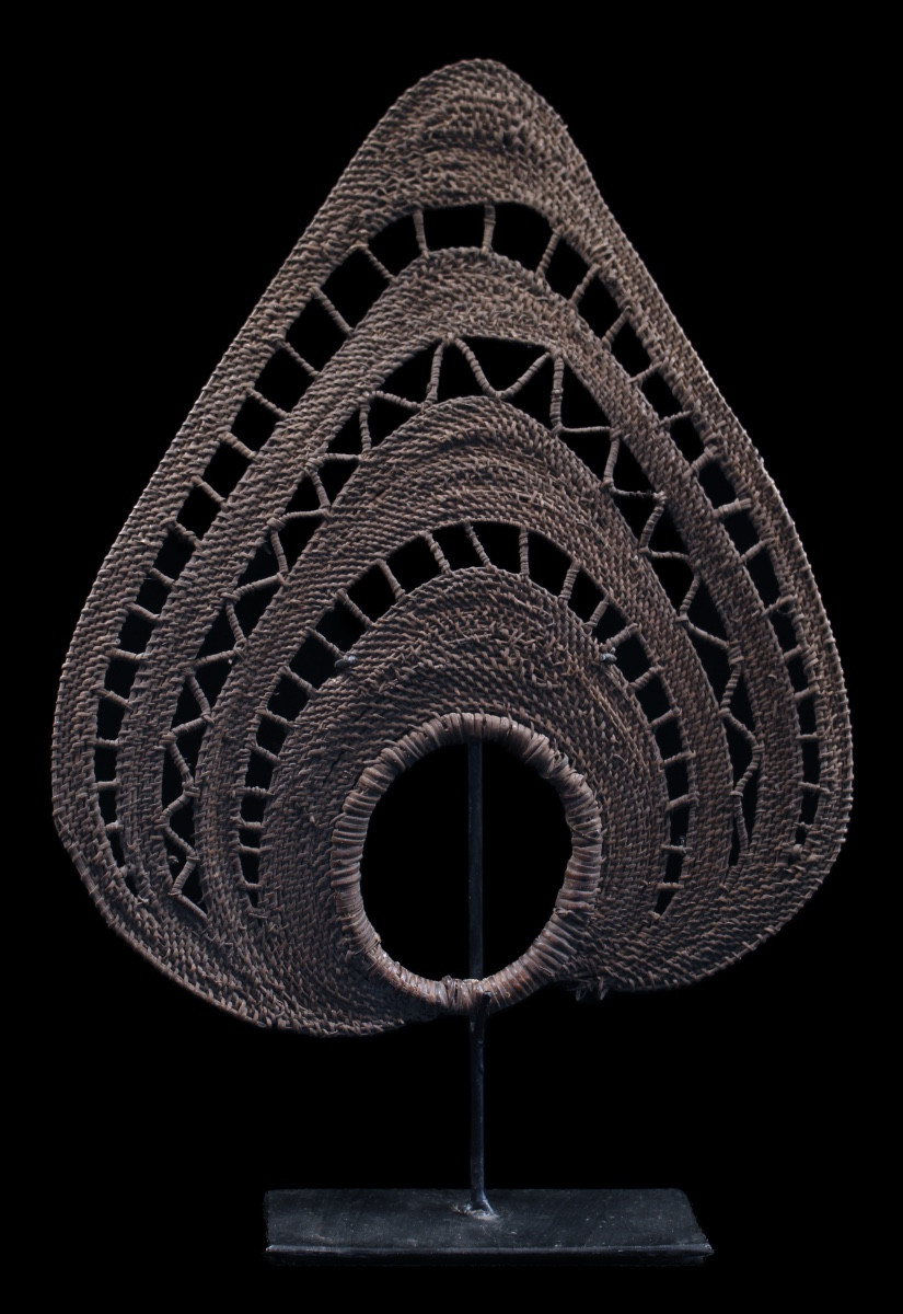 Wagnen Headdress, Tribal Art, Oceanic Art, Oceania, Papua New Guinea, 30 X 24 Cm