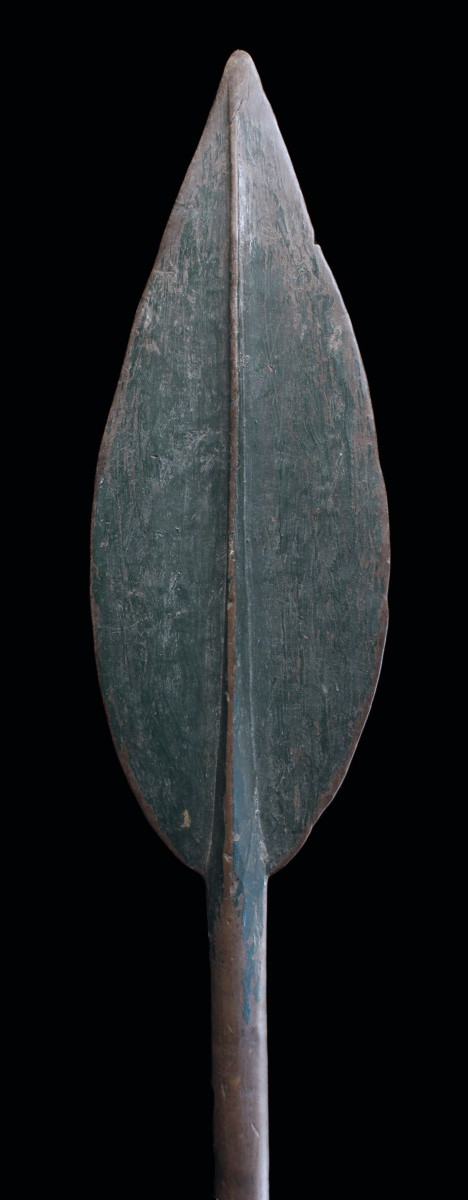 Grande pagaie du fleuve Sépik, Papouasie Nouvelle Guinée, Art Océanien, Art Tribal, 265,5 cm-photo-1