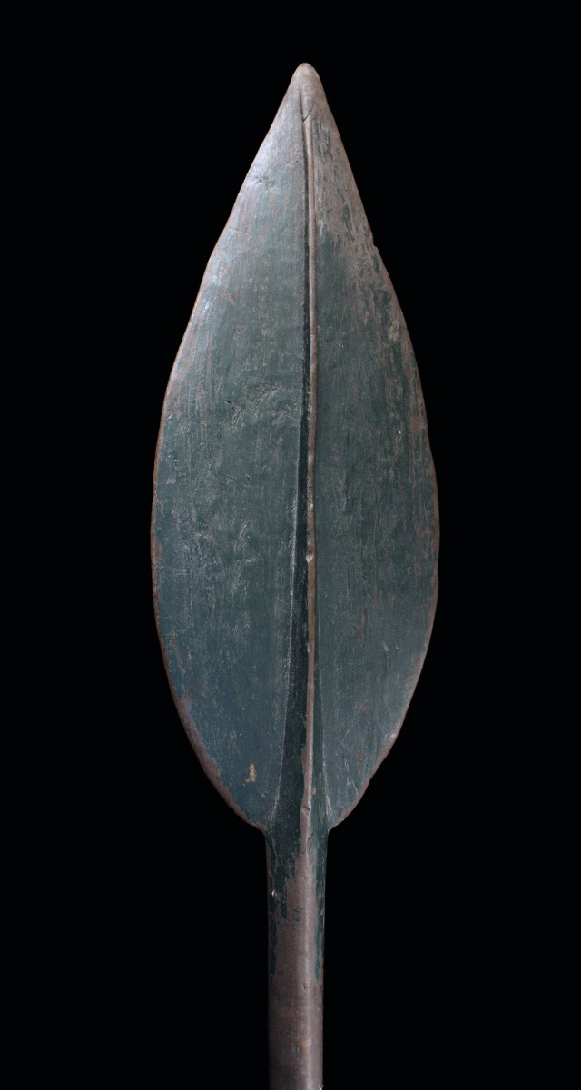 Grande pagaie du fleuve Sépik, Papouasie Nouvelle Guinée, Art Océanien, Art Tribal, 265,5 cm-photo-4