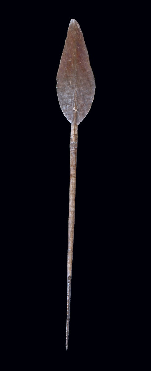 Pagaie du fleuve Sépik, Papouasie Nouvelle Guinée, Art Océanien, Art Tribal, Océanie, 177 cm