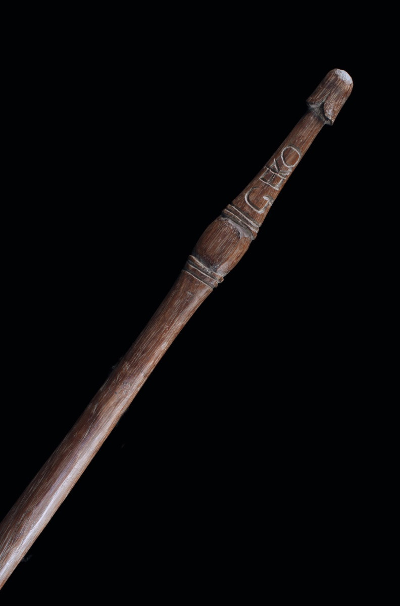Grande pagaie du fleuve Sépik, Papouasie Nouvelle Guinée, Art Océanien, Art Tribal, 259 cm-photo-3
