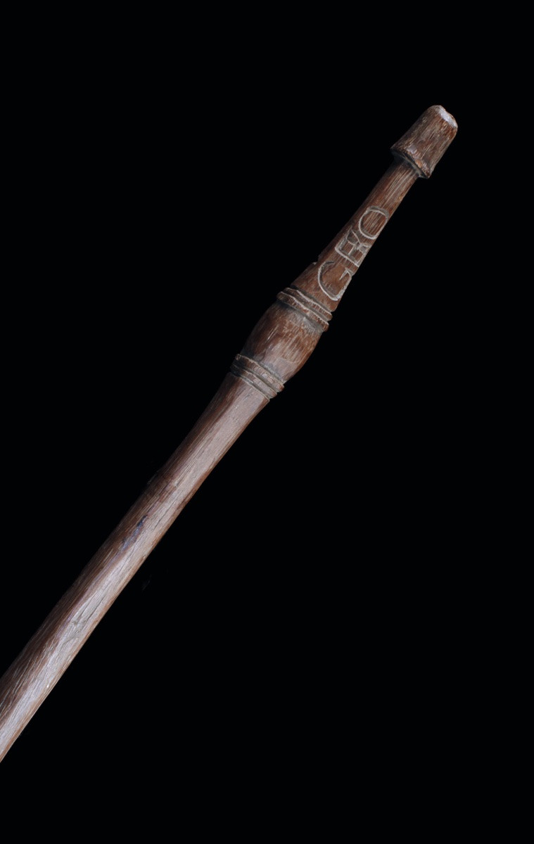 Grande pagaie du fleuve Sépik, Papouasie Nouvelle Guinée, Art Océanien, Art Tribal, 259 cm-photo-4