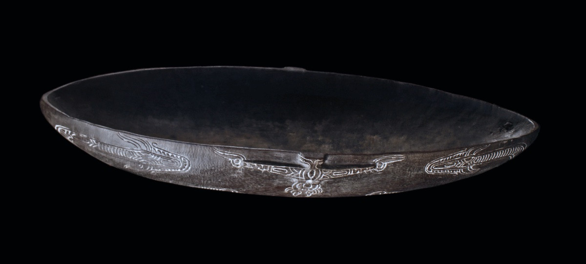 Plat Siassi, Art Océanien, Art Tribal, Papouasie Nouvelle Guinée, Art Du Pacifique, 70 x 23 cm-photo-7