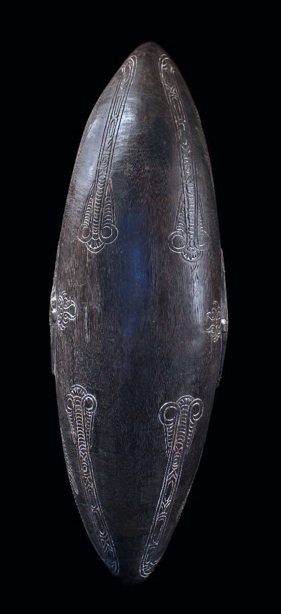 Plat Siassi, Art Océanien, Art Tribal, Papouasie Nouvelle Guinée, Art Du Pacifique, 70 x 23 cm