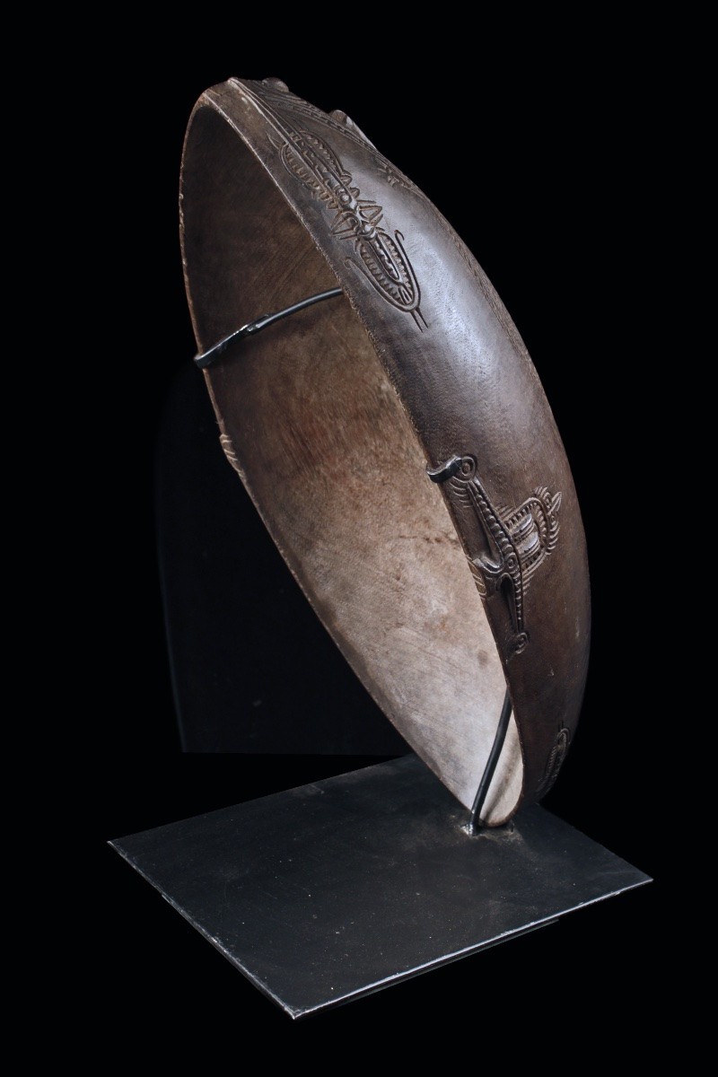 Bol Siassi, Art Océanien, Art Tribal, Papouasie Nouvelle Guinée, Art Du Pacifique, 68 x 34 cm-photo-2