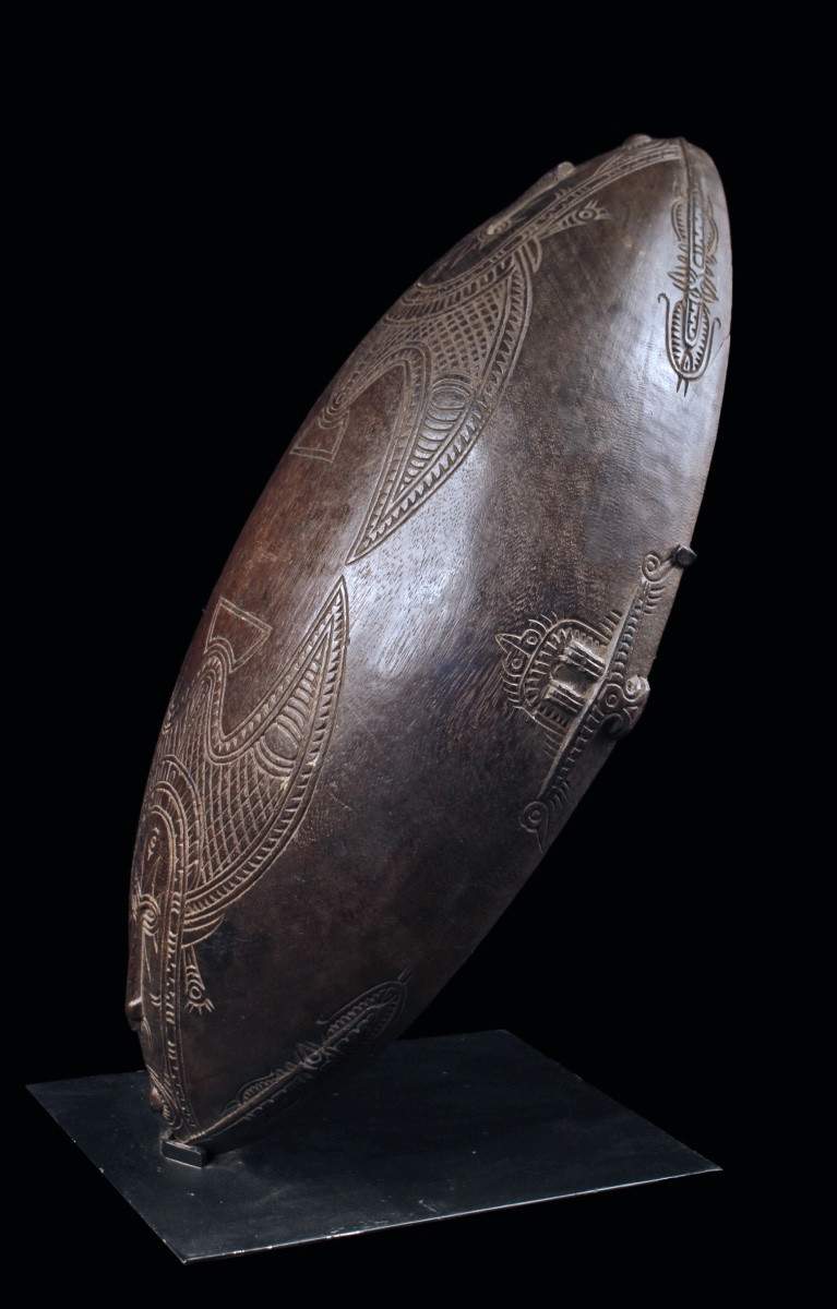 Bol Siassi, Art Océanien, Art Tribal, Papouasie Nouvelle Guinée, Art Du Pacifique, 68 x 34 cm-photo-5
